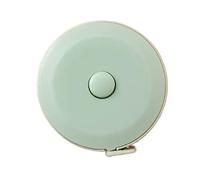 Mètre ruban souple double échelle 2 m, règle de couture flexible for mesure et artisanat, 1 pièce(Green)