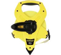 Stanley Mètre ruban Powerwinder 2-34-775 – 60 m x 12,7 mm, ruban fibre de verre, poignée bi-matière