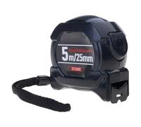 Mètre ruban vert fluorescent de 19 mm/25 mm pour l'industrie et la maison, règle métrique avec clip automatique et clip arrière, mesure professionnelle pour la construction