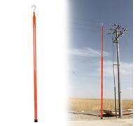 Mètre télescopique réglable - Tige de hauteur en résine isolée for une mesure sûre et facile jusqu'à 18 m (59 pi)(Orange,600cm)