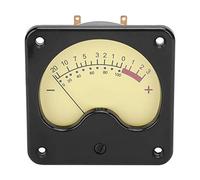 Mètre VU Portable avec Rétroéclairage Jaune, Amplificateur de Puissance, Détecteur de Niveau Sonore pour Voiture et Maison - Haute Précision, Installation Facile, Usage Audio DIY