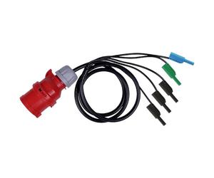 Metrel A 1641 Adaptateur de mesure avec fiche banane 4 mm 16 A 3 broches