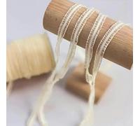 mètres de tissu de bordure en dentelle extensible à volants bilatéraux mignons pour bricolage pour la décoration intérieure patchwork 1 cm de largeur ruban de dentelle élastique coloré-beige jaune-3