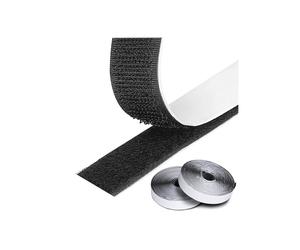 Mètres Scratch Autocollant Extra Fort Noir Double Face Bande Scotch Scratch Adhésive Ultra Puissant 2 Rouleau Ruban