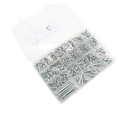 metric bolt kit, 1/5 BOÎTES M3 M4 M5 Ensemble combiné de vis cruciformes à tête demi-ronde, écrou, boulon, assortiment de cales,for diy(D SET)