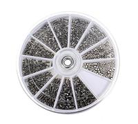 metric bolt kit, Kit de petites vis et écrous (600/1000 pièces) - Fer nickelé for réparation de lunettes et projets de bricolage, ensemble assorti,for diy(600PCS Screws)