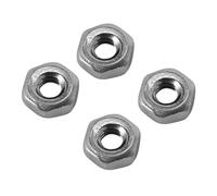 Metric M2 Hex Nuts 304 Stainless Steel Fastener 100pcs for Bolt