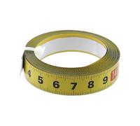 Metric Measure Tape - Self-Adhesive Ruler, Flat Guide Tape, 1-5 Meter Length | Glue Backing Precision Scale, Durable Carpenter Tool, Flexible Strip for, Router table, Woodworking Project