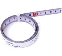 Metric Rulers,Self-Adhesive Track Strips For Miter Saw,Tape Measure,Scale Ruler,Center Right And Left,2m-0-2m,White,1pc