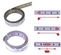 Metric Rulers,Self-Adhesive Track Strips For Miter Saw,Tape Measure,Scale Ruler,Left To Right,0-1 M,White,1pc