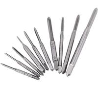 Metric Tap Set 10pcs Thread M1/m1.2/m1.4/m1.4/m1.6/m1.7/m1.8/m2/m2.5/m3/m3.5 Mini Tapping Machine Thread Taps for Clocks,default