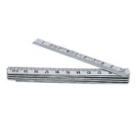 Metrica 15030 Mètre à ruban inox 1 m mm/mm