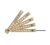 Metrica Mètre à tiret 20136 en fibre Crème