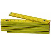 Metrica 22040 Mètre bois 1 m Jaune