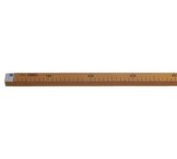 Metrica 22071 Règle droite bois 1 m
