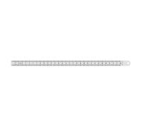 Metrica 24031 Règle inox flexible 150 mm mm-1/2