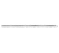 Metrica 24076 Règle inox flexible 1000 mm 1/2 mm/pouces