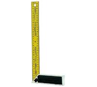 Metrica Équerre pour menuisier 29241 – 200 mm – lames jaunes