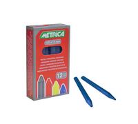 Metrica 50041 Craie Bleu 12 pièces