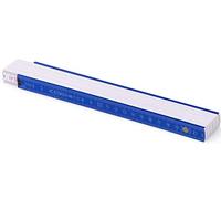 Metrie™ BL52 - 1x règle pliante en bois règle pliante de 2 m de long, règle graduée avec | graduation duplex (bleu foncé/blanc)