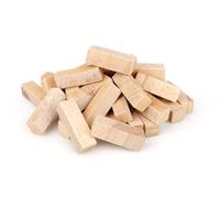 Metrie™ - Blocs d'encens en hêtre - Lot de 3 kg - Uniformes 7,5 x 5 x 2,5 cm - 100 % bois de hêtre pur, sans poussière ni écorce, parfaits pour fumer et fumer - Fabriqué à partir de forêts de hêtre