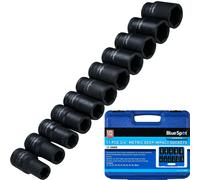 Métrique Impact Profonde Douilles 11pc 1.9cm (17-38mm) 01558