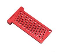 Métrique pour règle en T impériale 100 mm en alliage d'aluminium pour | Double échelle métrique en pouces, construction en alliage d'aluminium, graduations claires, forme en T stable