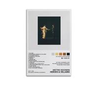 Metro Boomin Heroes And Villains Album Cover Esthétique Édition Limitée Signature Rap Singer Music Poster Décoration Dortoir Chambre Poster Impression Toile Art Mural 1512 x 18 inc Sans Cadre