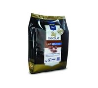METRO Chef Chocolat lait de couverture 38% cacao en palets sachet 5 kg