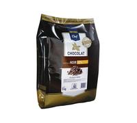 METRO Chef Chocolat noir 50% cacao en palets sachet 5 kg