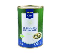 METRO Chef Cornichons extra-fins calibre 150/200 - boîte 5/1