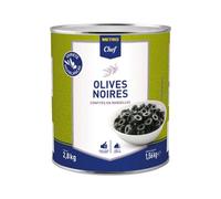 METRO Chef Olives noires en rondelle 2.8 kg