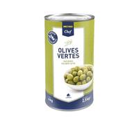 METRO Chef Olives vertes enitères calibre 34/36 boîte 5/1