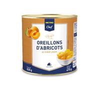 METRO Chef Oreillons d'abricot au sirops léger en boîte 3/1 2.6 kg