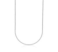 Metro Jewelry Chaîne à billes de rechange en acier inoxydable pour homme de 1 à 2,3 mm, 50,8 à 61 cm de long avec pince de homard, Métal, Pas de gemme