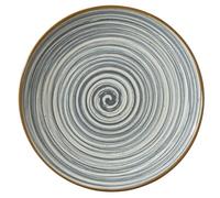 METRO Professional Assiette à dessert Madleen, grès, Ø 20 cm, ronde, grise, 6 pièces