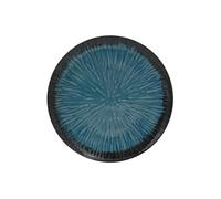 METRO Professional Assiette Plate Cathan, Porcelaine, Motif Spirale Bleu, Ø 27.5 cm, Lot de 6