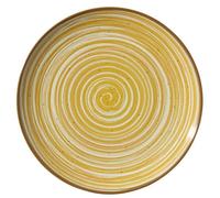 METRO Professional Assiette Plate Madleen, Grès, Jaune, Ø 26 cm, Lot de 6