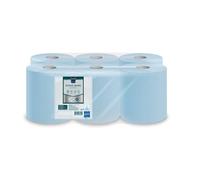 METRO PROFESSIONAL - Bobine essuie-mains Bleu 2 plis, 450 feuilles - Lot de 6