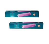 METRO PROFESSIONAL Film Alimentaire Étirable - 2 Rouleaux de 300 m x 44 cm - Film Transparent Haute Résistance - Conservation Fraîcheur des Aliments