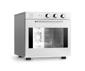 METRO Professional Four à convection GCO2001, Acier inoxydable, 59 x 70.5 x 59 cm, 2200 W, 4 programmes, Fonction minuterie, 2 plaques de cuisson, plage de température : 50 à 300 °C, argenté