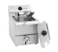 METRO Professional Friteuse électrique GDF5008, acier inoxydable, 29.5 x 54.5 x 42.7 cm, 8 L, argent