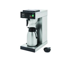 METRO Professional GCT2001 Machine à café, acier inoxydable, 21.5 x 41 x 52 cm, 2000 W, avec bouteille thermos (2 L), plage de température : 30-98 °C, argent