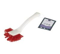 METRO Professional HACCP Brosse à Vaisselle Polypropylène Rouge 7 cm x 4 cm x 26 cm