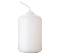 METRO Professional Lot de 20 bougies piliers Ø 38 x 70 mm Durée de combustion environ 7 heures paraffine 100% pour la maison, célébrations et gastronomie, blanc