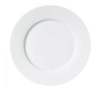 METRO Professional Lot de 6 assiettes plates en porcelaine fine Ø 23 cm Blanc