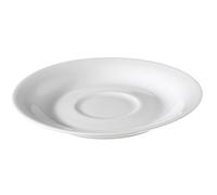 METRO Professional Lot de 6 soucoupes Fine Dining, en porcelaine, 14,7 cm, pour tasse à café de 200 ml, blanc