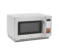 METRO Professional Micro-ondes GMW1034S, Acier Inoxydable, 55.3 x 48.5 x 34.3 cm, 1400 W, 34 L, 100 Programmes, Minuterie 60 minutes