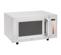 METRO Professional Micro-ondes GMW1125, Inox, 51.1 x 43.2 x 31.1 cm, 1000 W, 25 L, 100 Programmes, Minuterie 60 minutes, Commande tactile, Argenté