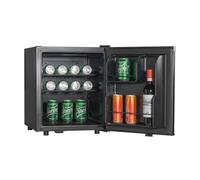 METRO Professional Minibar GMB1045B, 43 x 48.7 x 52 cm, 45 L, Thermostat Mécanique, 2 Étagères, Éclairage Intérieur LED, Noir